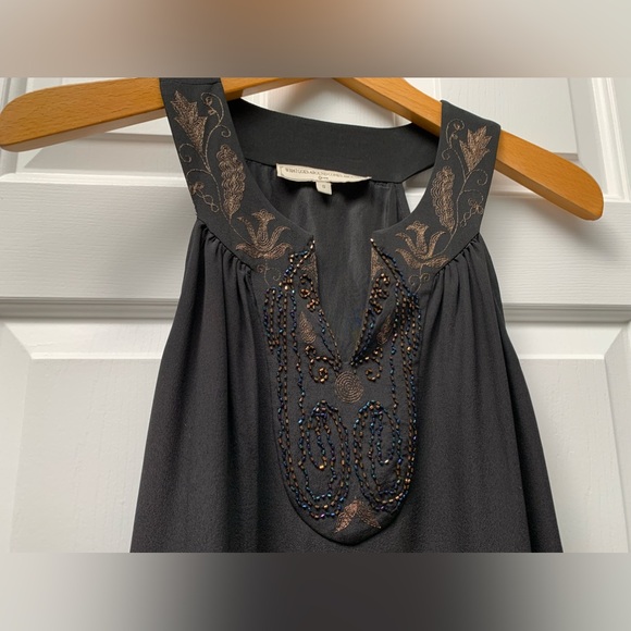 WHAT GOES AROUND COMES AROUND 💯 silk beaded and embroidered dress - Picture 4 of 13